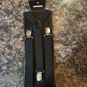 Classic Black Suspenders